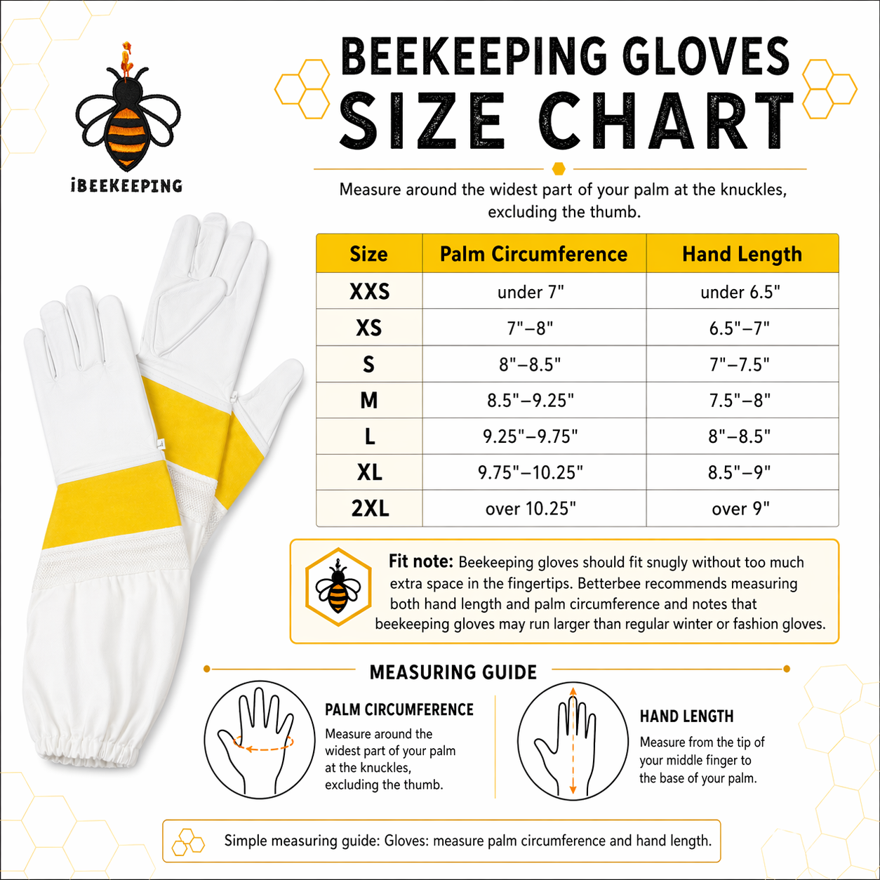 Protective Beekeeping Gloves – Sting Resistant Bee Gloves